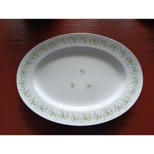Johann Haviland "Forever Spring" Oval Serving Platter 14 3/4 Inch Floral Bavaria